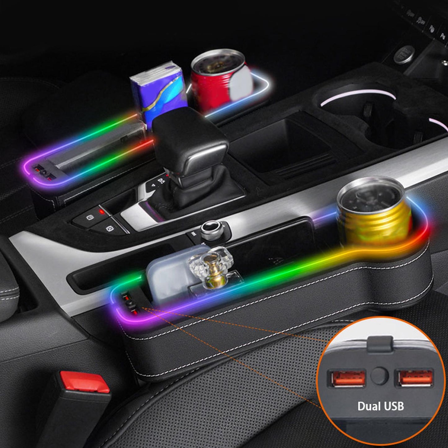Car Crevice LED Storage
